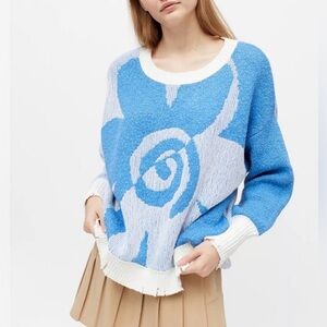 Urban Outfitters UO Esme Jacquard Pullover Sweater
